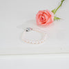 Grading White Round Akoya Saltwater Pearl Bracelet - AAA Quality