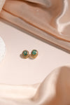 Elegant Emerald Stone Earrings