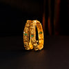 Brilliant Gold Stone Bangle