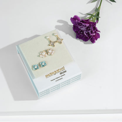 The Blossom Elegance Pearl Earring Gift Box