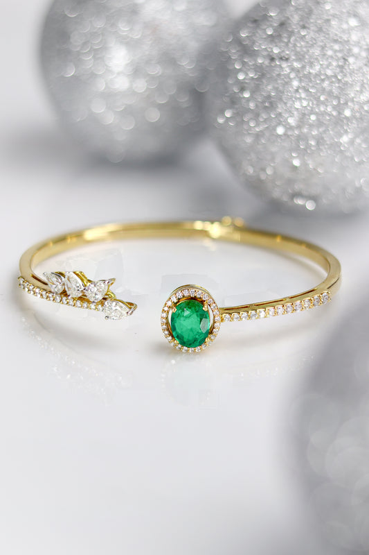 Favorite Emerald Diamond Bracelet