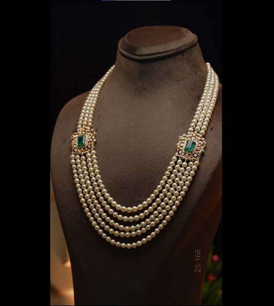 Custom Pearl Diamond Necklace