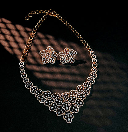 Pristine Diamond Necklace Set