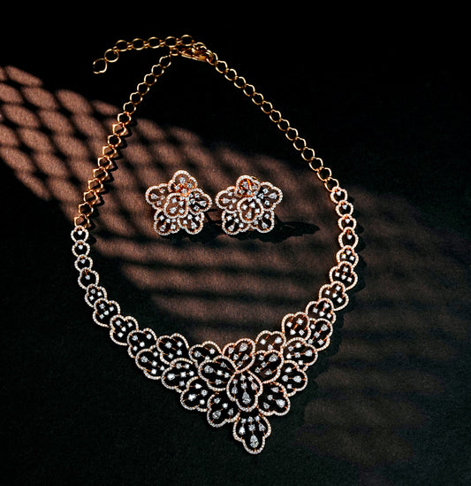 Pristine Diamond Necklace Set