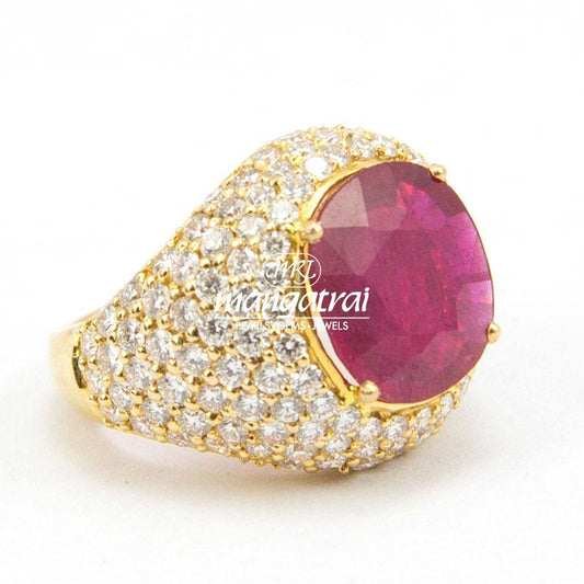 Diamond Ruby Ring
