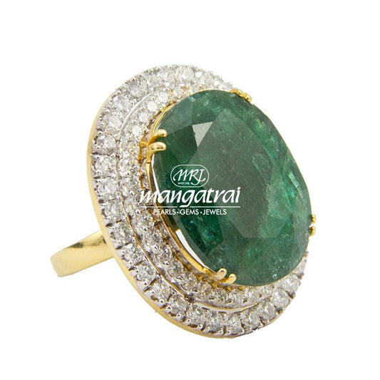 Emerald Diamond Ring