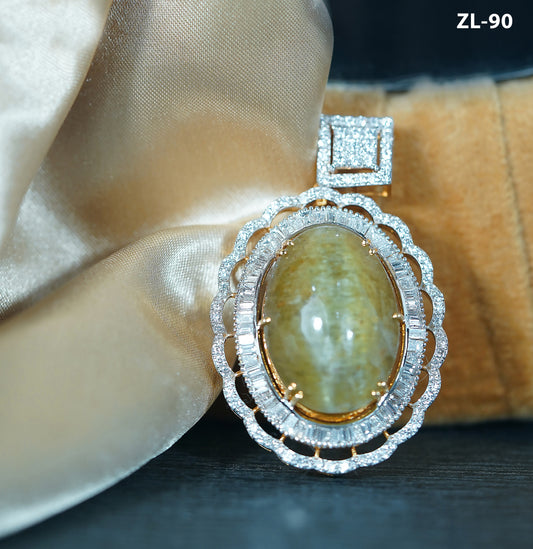 Dramatic Diamond Locket