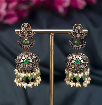 Charming Polki Jhumka Earring