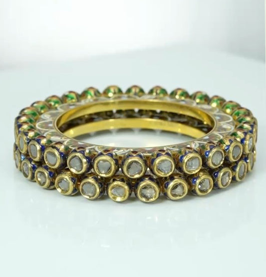 Charming Kundan Bangle