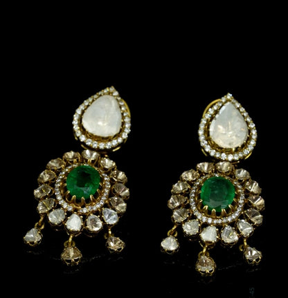 Masculine Polki Earrings