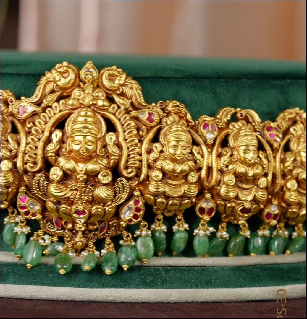 Resplendent Laxmi Devi Gold Vadanam