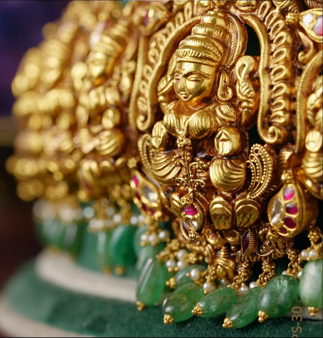 Resplendent Laxmi Devi Gold Vadanam