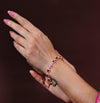 Unique Ruby Diamond Bracelet