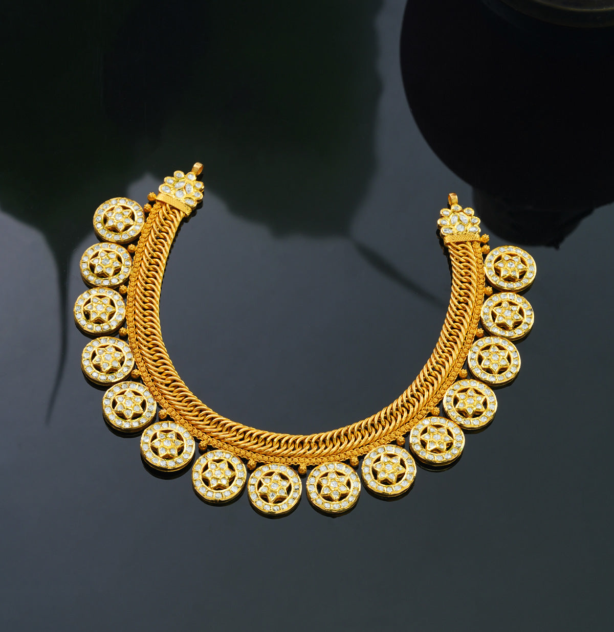 Vintage Gold Short Necklace