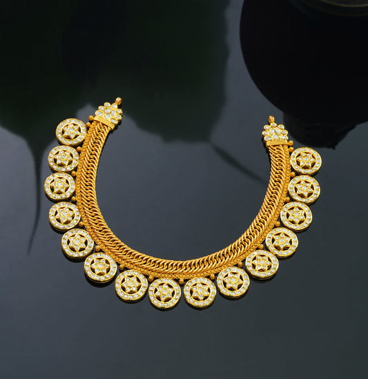 Vintage Gold Short Necklace