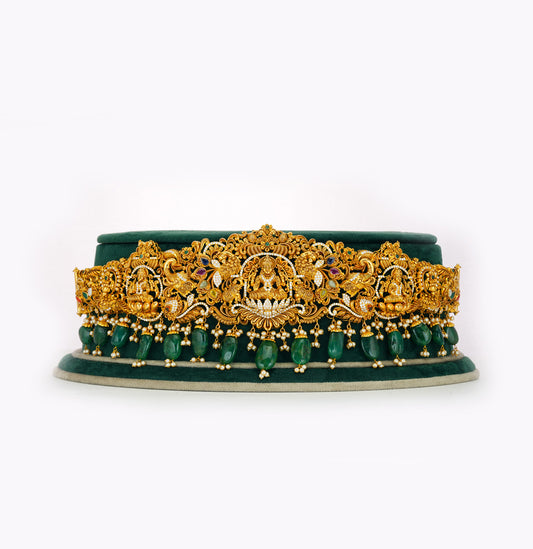 Antique Gold Laxmi Devi Vadanam