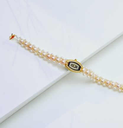 Delicate Freshwater Multicolor Pearl Watch
