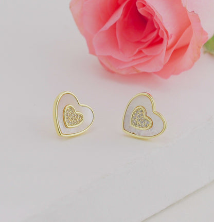 Silky Freshwater Pearl Stud Earrings