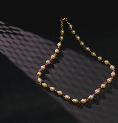 Galactic Pearl Ruby Taar Mala