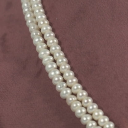 Designer Red Stone Freshwater Pearl Necklace Set