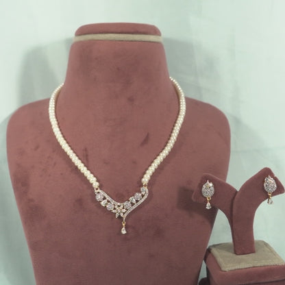 Stylish Freshwater Pearl Necklace Set