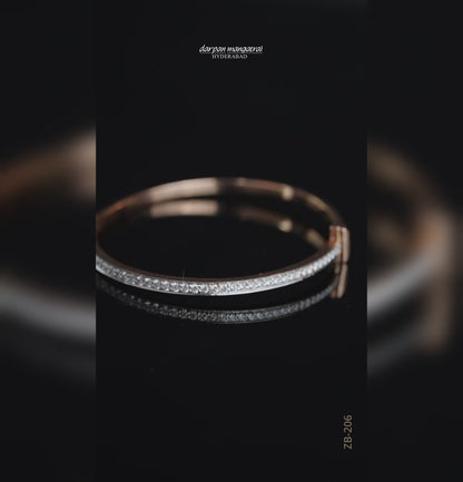 Radiant Diamond Bangle