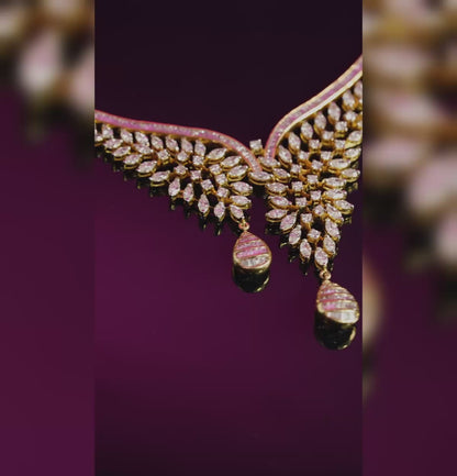 Feminine Diamond Necklace