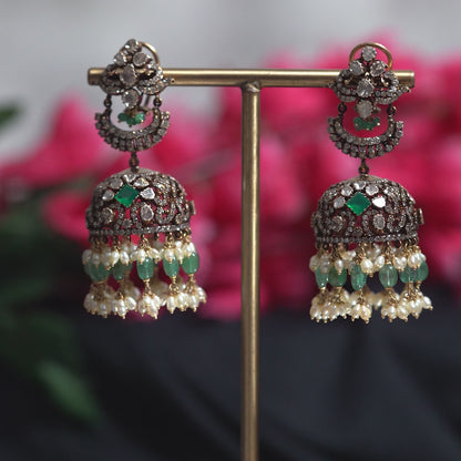 Charming Polki Jhumka Earring