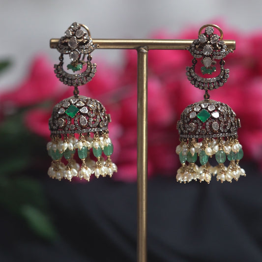 Charming Polki Jhumka Earring