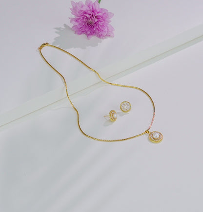 Graceful Freshwater Pearl Necklace Set