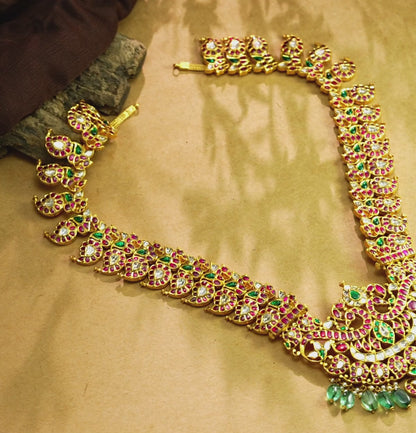 Decadent Kundan Mango Necklace Set