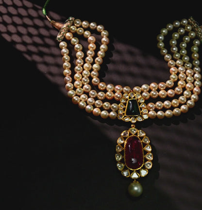 Sustainable Polki Pearl Kundan Choker