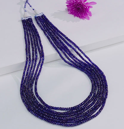 Natural Blue Sapphire Mala