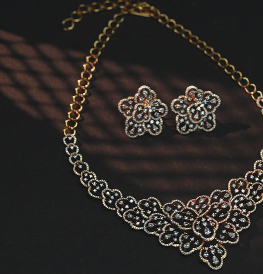 Pristine Diamond Necklace Set