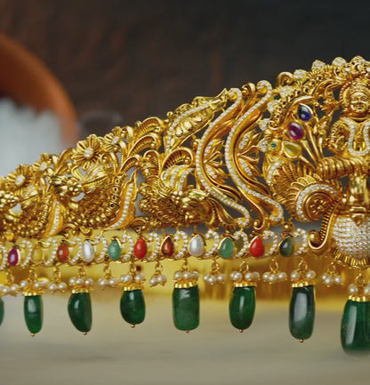 Lotus Gold Navaratan Laxmi Devi Vadanam