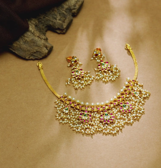 Sumptuous Kundan Gutta Pusalu