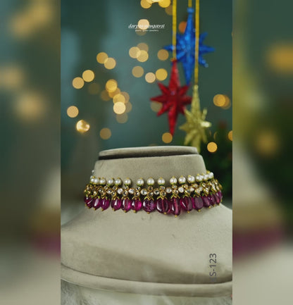 Charming Tourmaline Gold Necklace