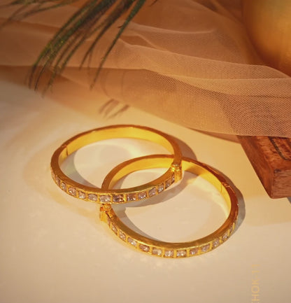 Glowing Gold Bangle