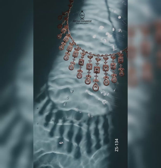 Firey Diamond Necklace