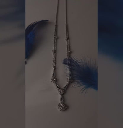 Striking Diamond Necklace