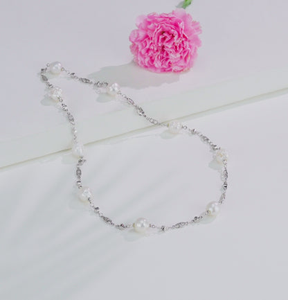 Exceptional Near Round Freshwater Pearl Necklace Set