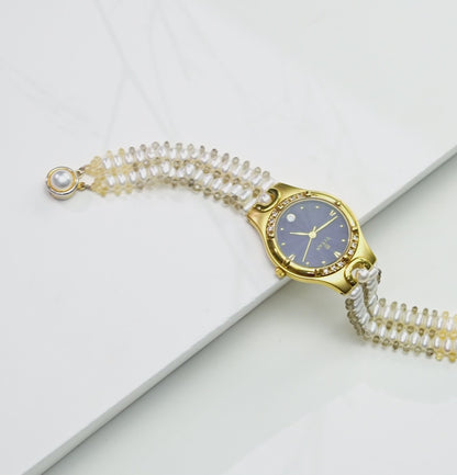 Glistening Fancy Drop Freshwater Pearl Watch