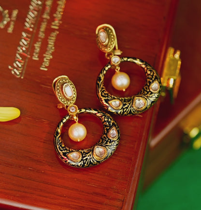 Sparkling Kundan Earring